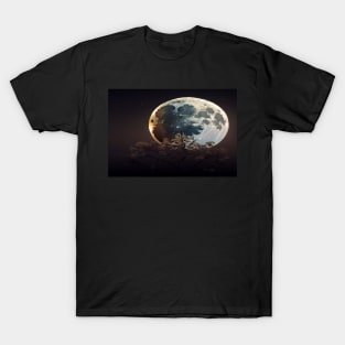 Unwind With The Moon And Relax Into Space T-Shirt